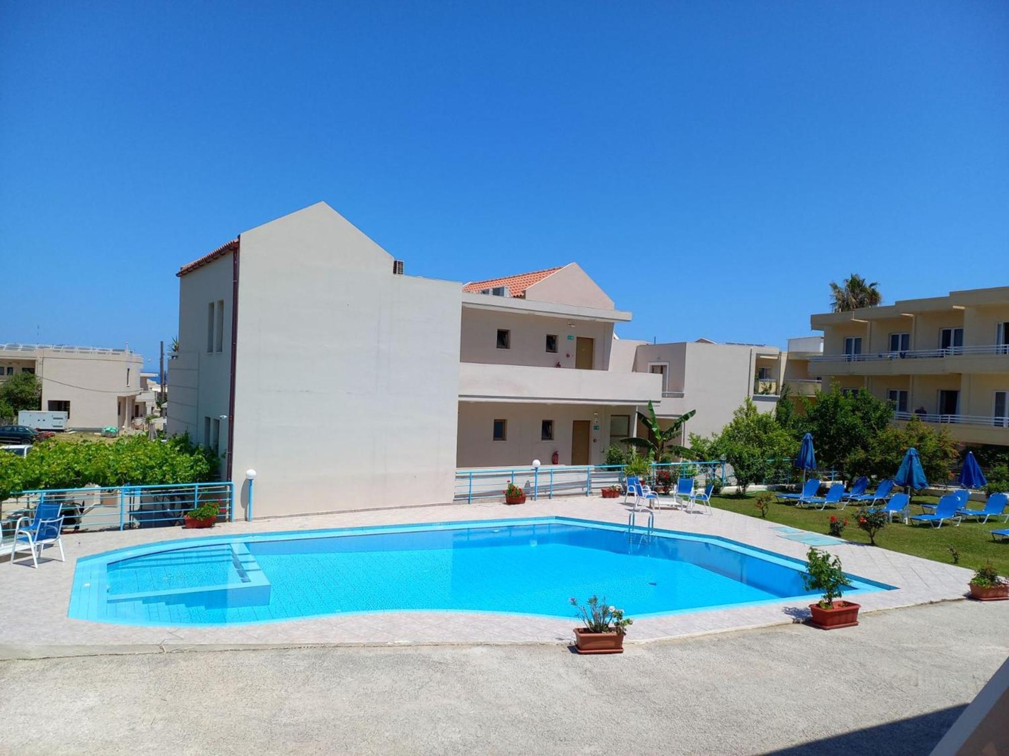 Litinas Apartments With Pool Agia Marina Eksteriør bilde